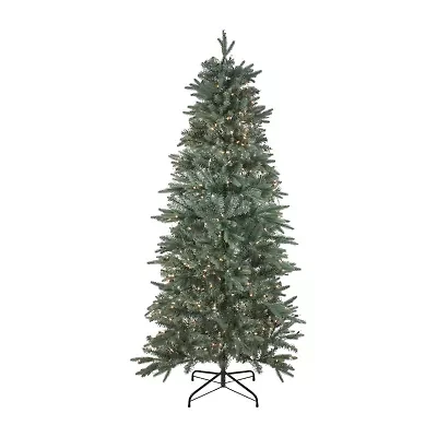 10' Pre-Lit Slim Washington Fraser Fir Artificial Christmas Tree - Clear Lights
