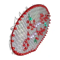 43'' LED Lighted Holographic Jesus is the Reason Outdoor Christmas Sign