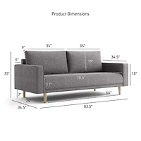 Megan Track-Arm Sofa