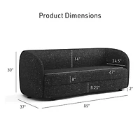 Julia Track-Arm Sofa