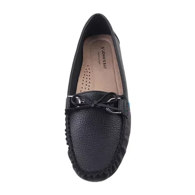 St. John's Bay Bossie Womens Moc Closed Toe Loafers