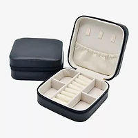 Mixit Jewelry Faux Leather Travel Case