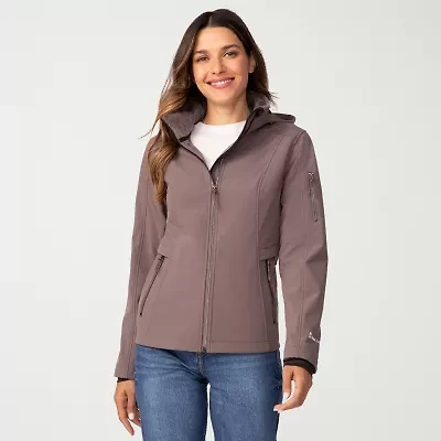 Free Country Womens Water Resistant Easy-on + Easy-off Lightweight Softshell Jacket