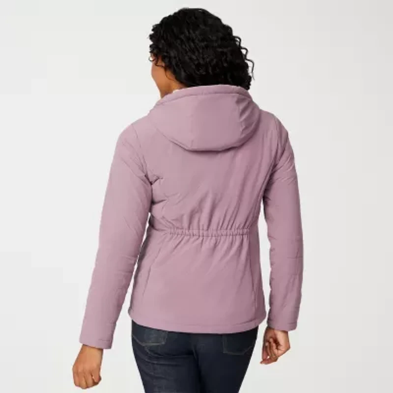 Free Country Womens Hooded Water Resistant Midweight Softshell Jacket