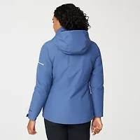 Free Country Womens Hooded Water Resistant Wind Heavyweight System Jacket
