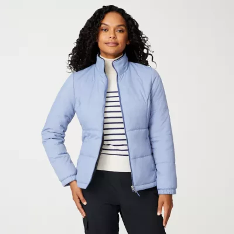 Free Country Womens Hooded Water Resistant Wind Heavyweight System Jacket