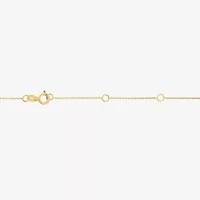 Heart (Gh / Si2 I1) Womens 1/ CT. T.W. Lab Grown White Diamond 10K Gold Heart 16 Inch Pendant Necklace