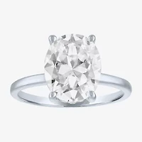 Signature By Modern Bride Womens 4 1/7 Ct. T.W. Lab Grown White Diamond 14K Gold Oval Engagement Ring