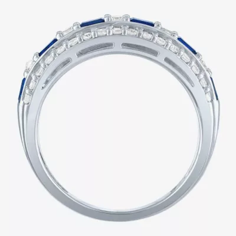 (G-H/Si2-I1) Womens 3.5MM 1/2 CT. T.W. Lab Grown 10K Gold Wedding Band