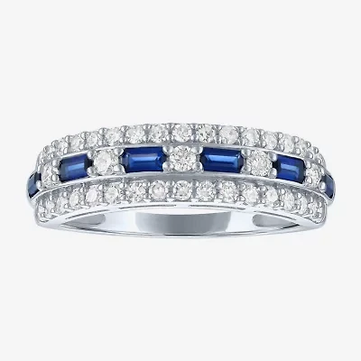 (G-H/Si2-I1) Womens 3.5MM 1/2 CT. T.W. Lab Grown 10K Gold Wedding Band