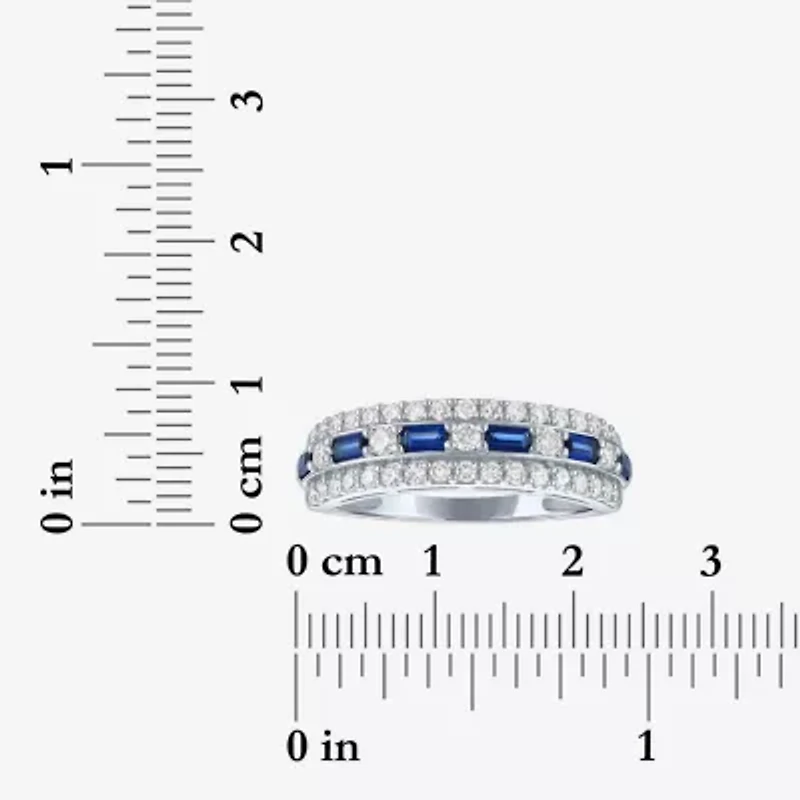 (G-H/Si2-I1) Womens 3.5MM 1/2 CT. T.W. Lab Grown 10K Gold Wedding Band