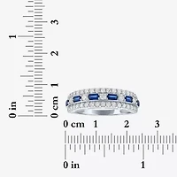 (G-H/Si2-I1) Womens 3.5MM 1/2 CT. T.W. Lab Grown 10K Gold Wedding Band