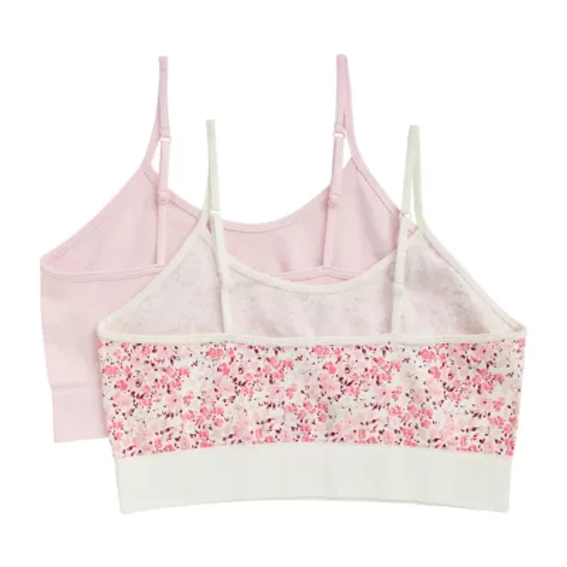 Maidenform Little & Big Kid Girls Seamless Light Support 2-pc. Bralette Rj2307s-A14