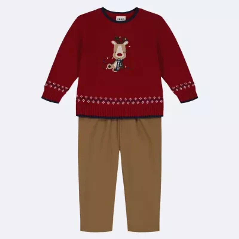 IZOD Holiday Toddler Boys 2-pc. Sweater Set