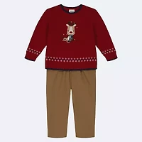 IZOD Holiday Toddler Boys 2-pc. Sweater Set
