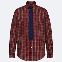 TFW Little & Big Kid Boys Long Sleeve Point Collar Shirt + Tie Set