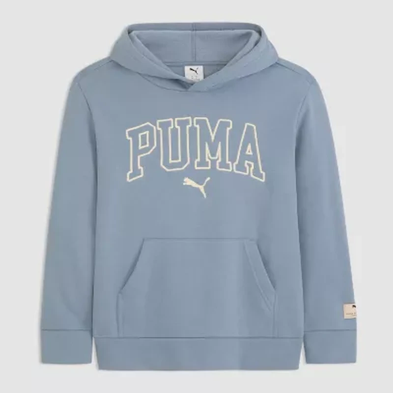 PUMA Big Kid Boys Long Sleeve Fleece Hoodie