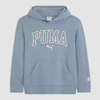 PUMA Big Kid Boys Long Sleeve Fleece Hoodie