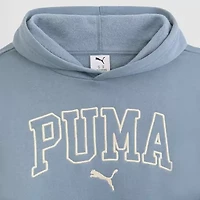 PUMA Big Kid Boys Long Sleeve Fleece Hoodie