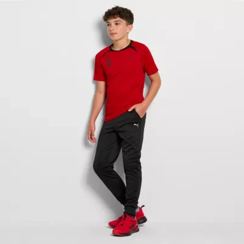 PUMA Big Kid Boys Crew Neck Short Sleeve Graphic T-Shirt