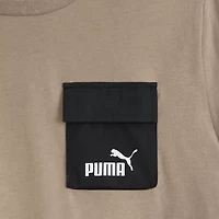 PUMA Big Kid Boys Crew Neck Short Sleeve Graphic T-Shirt