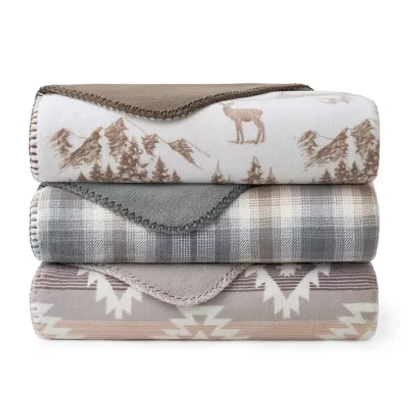 Bearpaw Canyon Washable Coco Plush Throw