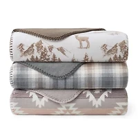 Bearpaw Canyon Washable Coco Plush Throw