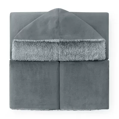 Bearpaw Hooded Sherpa Wearable Throw