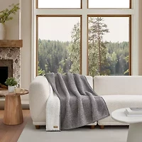 Bearpaw Campton Washable Sherpa Throw