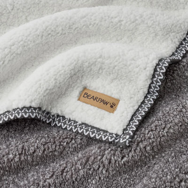 Bearpaw Campton Washable Sherpa Throw