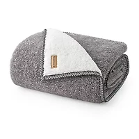 Bearpaw Campton Washable Sherpa Throw