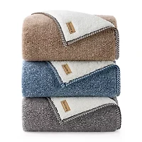 Bearpaw Campton Washable Sherpa Throw