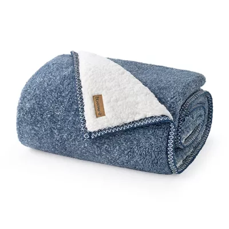 Bearpaw Campton Washable Sherpa Throw