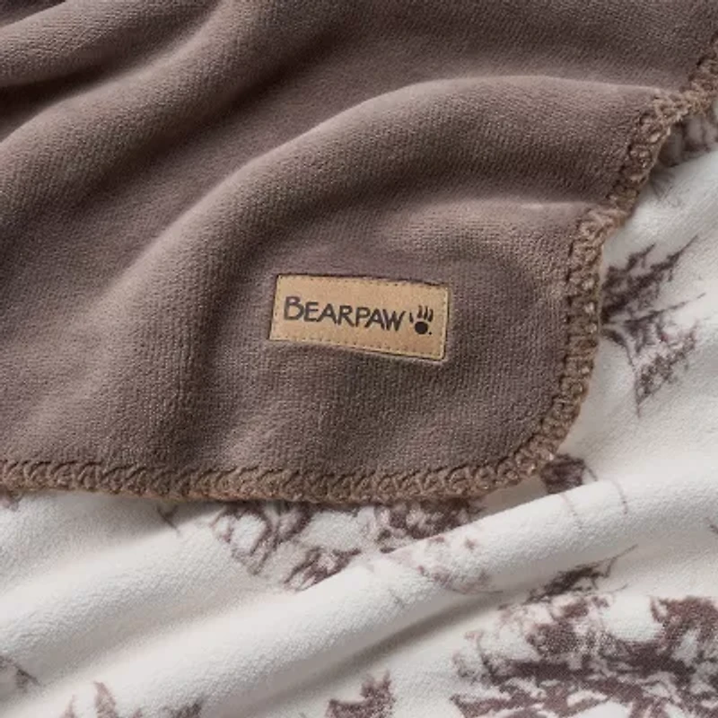Bearpaw Canyon Washable Coco Plush Throw