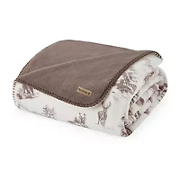 Bearpaw Canyon Washable Coco Plush Throw