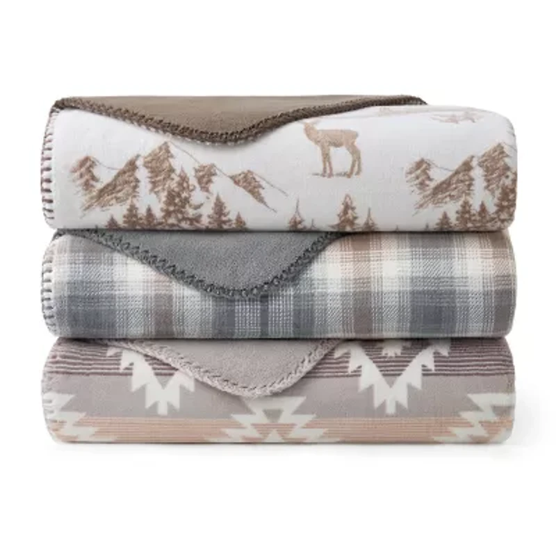 Bearpaw Canyon Washable Coco Plush Throw