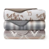 Bearpaw Canyon Washable Coco Plush Throw