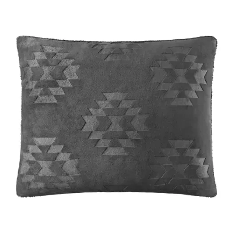 Bearpaw Kingvale Flannel Embossed 3-pc. Comforter Set