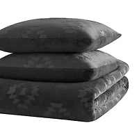 Bearpaw Kingvale Flannel Embossed 3-pc. Comforter Set