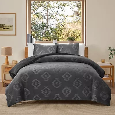 Bearpaw Kingvale Flannel Embossed 3-pc. Comforter Set