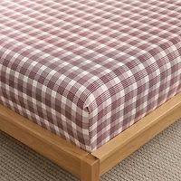 Bearpaw Herringbone Polyester Flannel Sheet Set