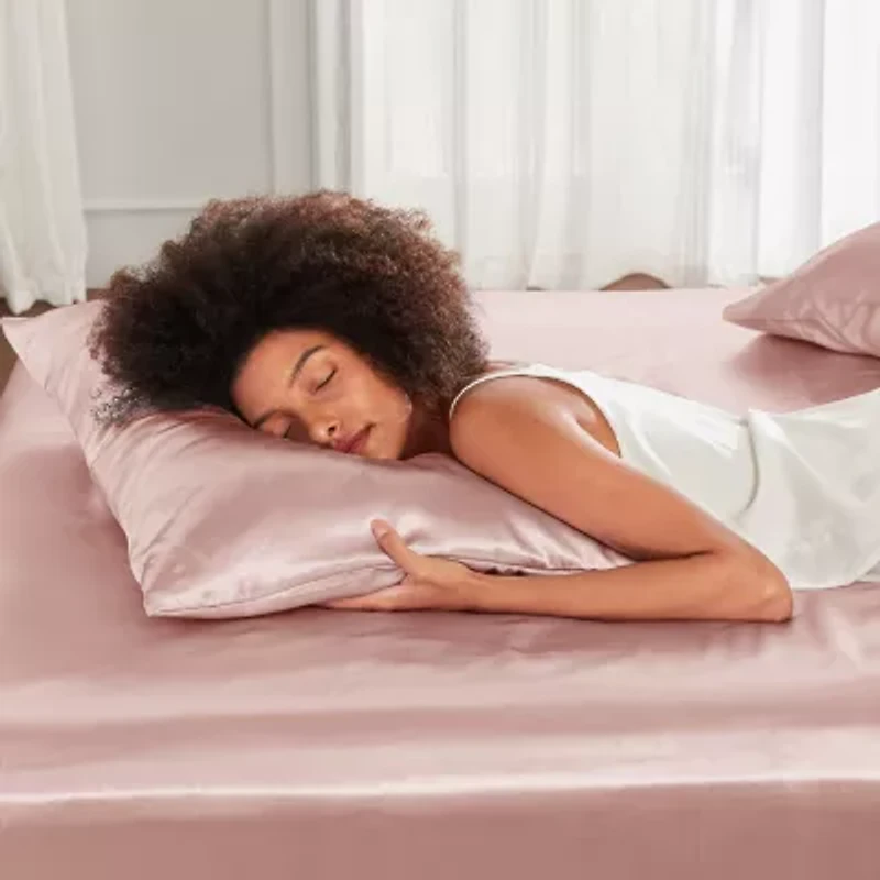 Madison Park Essentials Satin Wrinkle Resistant Pillowcase