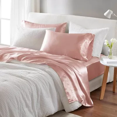 Madison Park Essentials Satin Wrinkle Resistant Pillowcase
