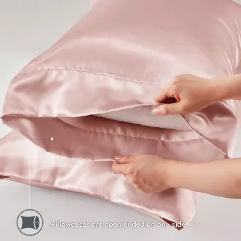 Madison Park Essentials Satin Wrinkle Resistant Pillowcase