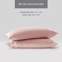 Madison Park Essentials Satin Wrinkle Resistant Pillowcase