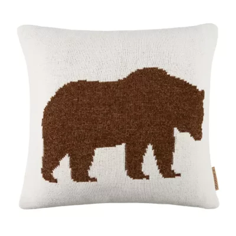 Bearpaw Eva Square Throw Pillow