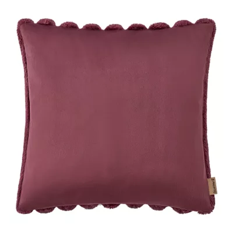 Bearpaw Milburn Faux Fur Square Throw Pillow