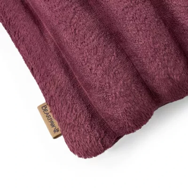 Bearpaw Milburn Faux Fur Square Throw Pillow
