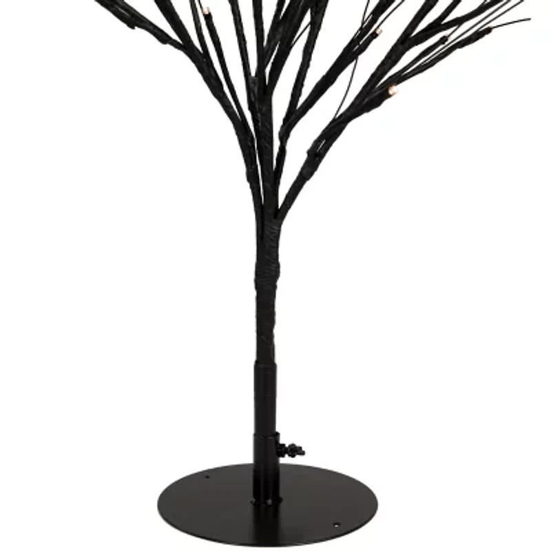 Northlight Pre-Lit Twig - Black - 39in - Warm White Led Lights Artificial Tree