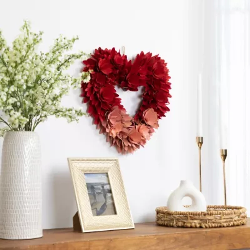 Northlight Vday Floral Wreath